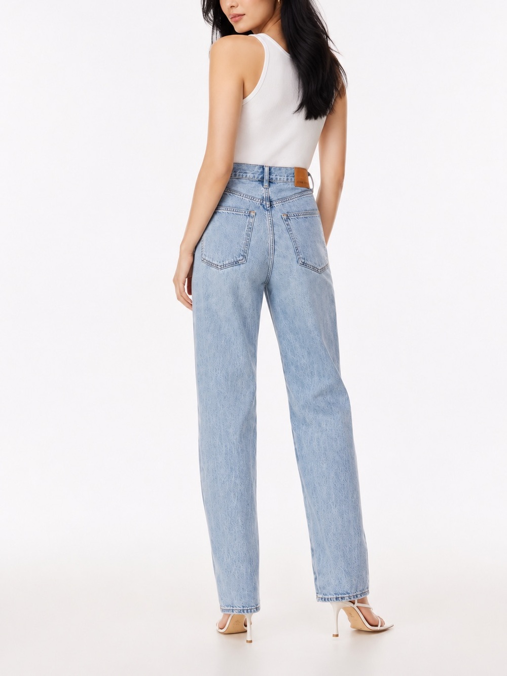 Aritzia Denim Forum Joni High-Rise Loose Jeans – Picture This Bleu Rip Size 26